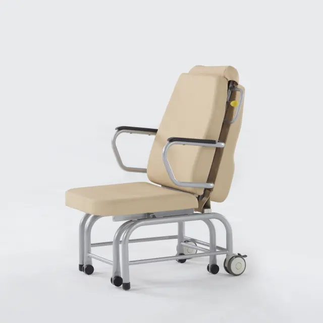 F-44 Hospital Foldable Accompanying Recliner Chair Bed Medical hospital attendant bed chair for ward