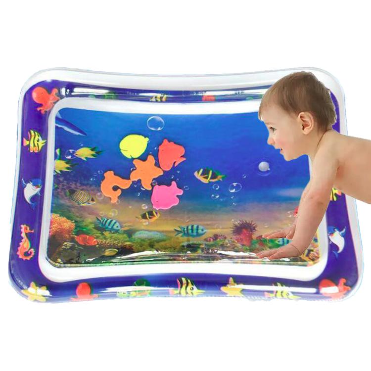 Infant Toddler PVC Inflatable Water Play Mat Soft Early Education Baby Toy for Summer for Children's Playtime