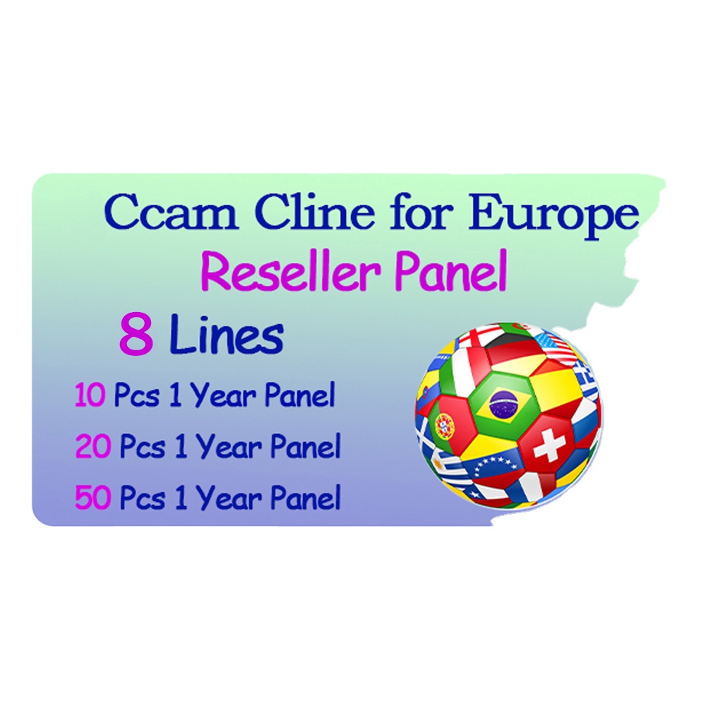 Панель перепродажи CCCam Europe Astra спутниковый ТВ самый стабильный сервер 8 линий oscam cccam Cline панель управления