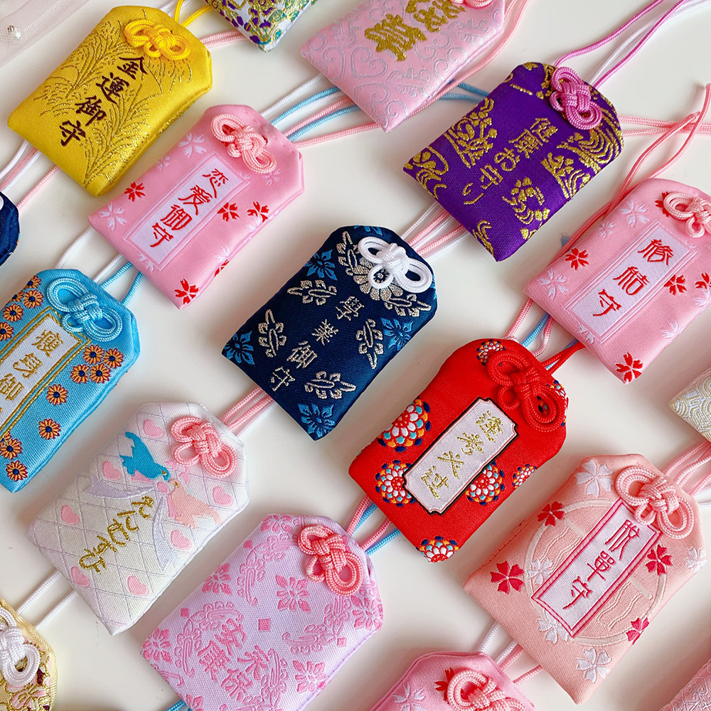 Новый Omamori молитвенный брелок для ключей для красоты здоровья любви Прозрачный чехол для богатства защитный талисман Подвеска для телефона очаровательный подарок для пары