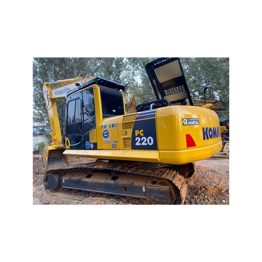 95% Новый фронтальный погрузчик komatsu PC220 экскаватора komatsu PC 220, PC220-7