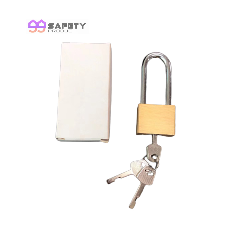 best quality safeti stainless steel metallic color detachable padlock