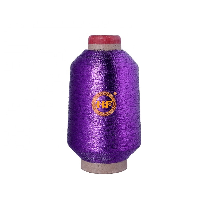 MX Type rose metallic yarn Lurex polyester yarn