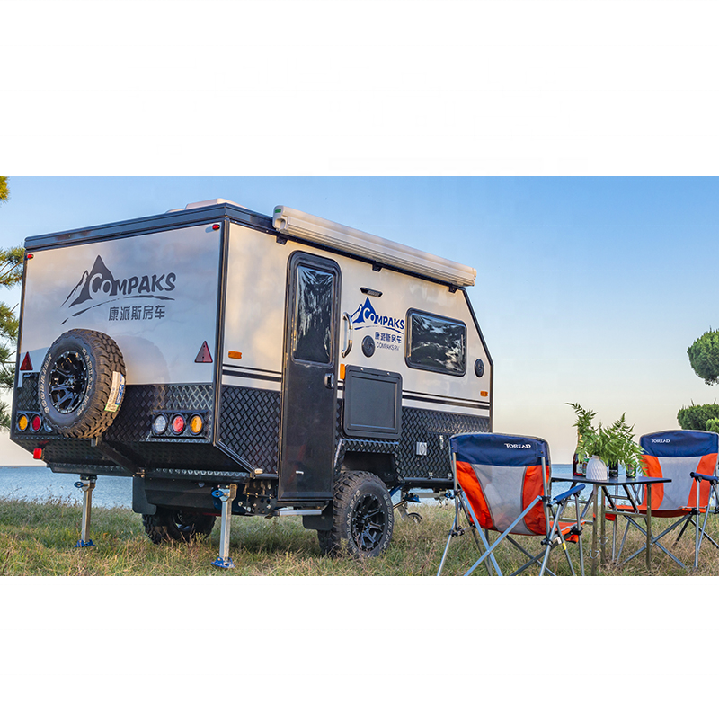 COMPAKS RV заводская цена Стекловолоконные фургоны большое жилое пространство мобильный фургон