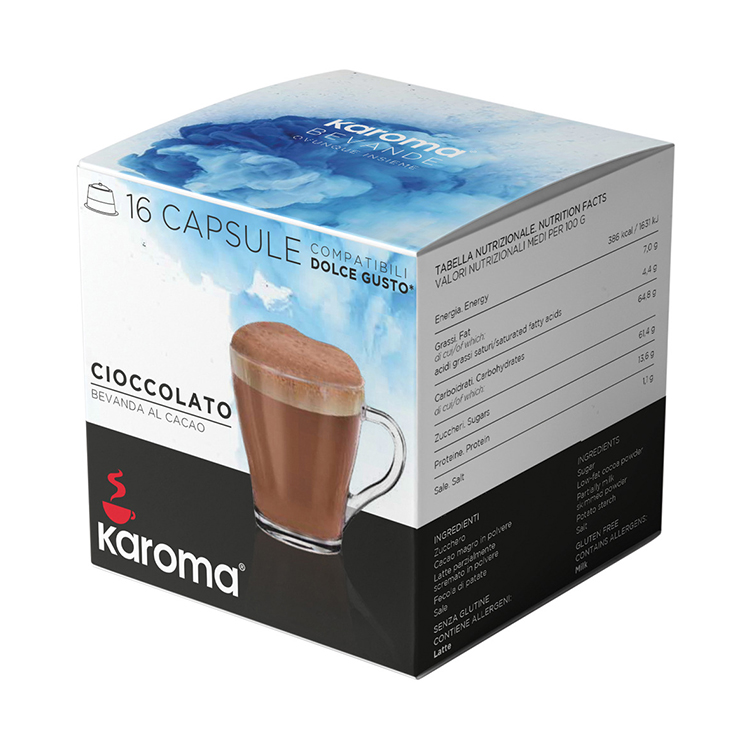 Капсулы Karoma Dolce Gusto, капсулы шоколада, мгновенный напиток
