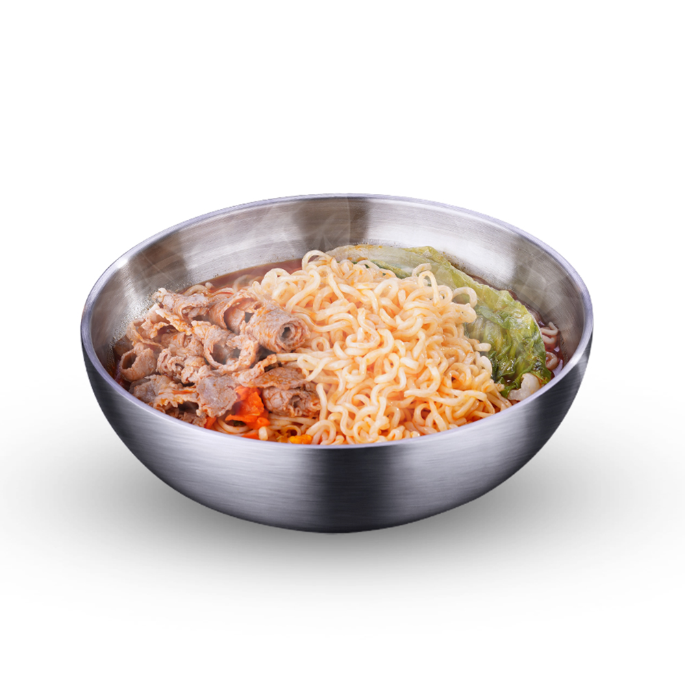 SSGP 30 37 47 Ounces Stainless Steel 304 Insulated Soup Bowl For Fruit Dessert Pho Udon Oatmeal Bowls