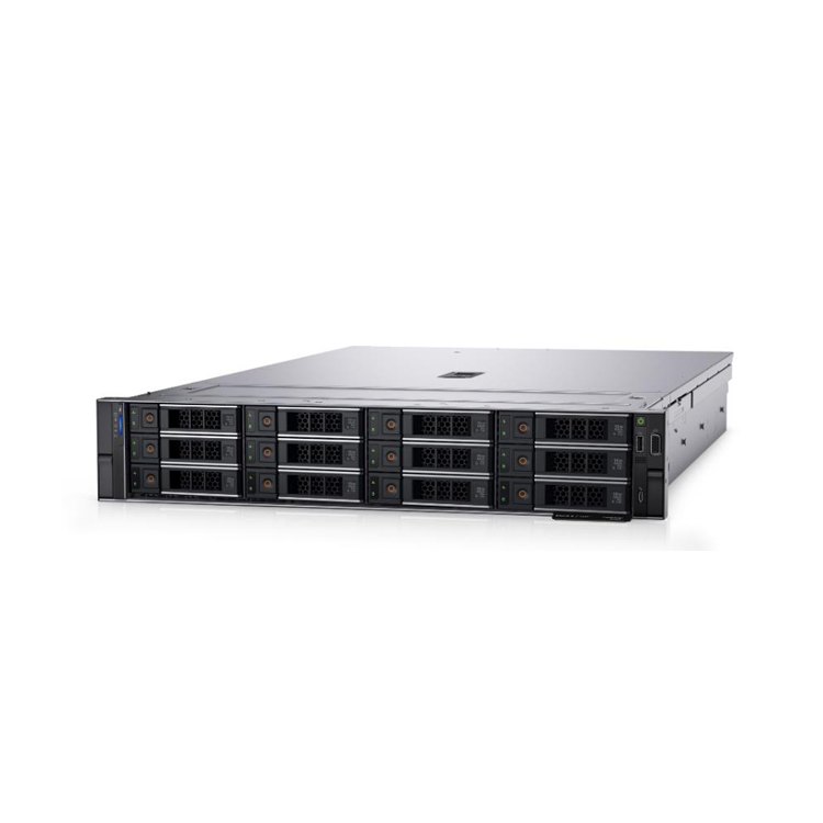 Серверный компьютер dell R750 2u, настольный серверный Золотой процессор 6320 2,0g/ 128G Память/1,92 T ssd * 4/H745 /800W/12SFF
