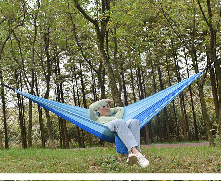 summer lightweight adult hammmock portable Indoor Outdoor breathable net Hammock Mosquito net hammock parachute cloth