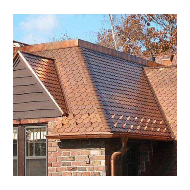 huangjia brand high quality metal copper roofing tile solid copper sheet