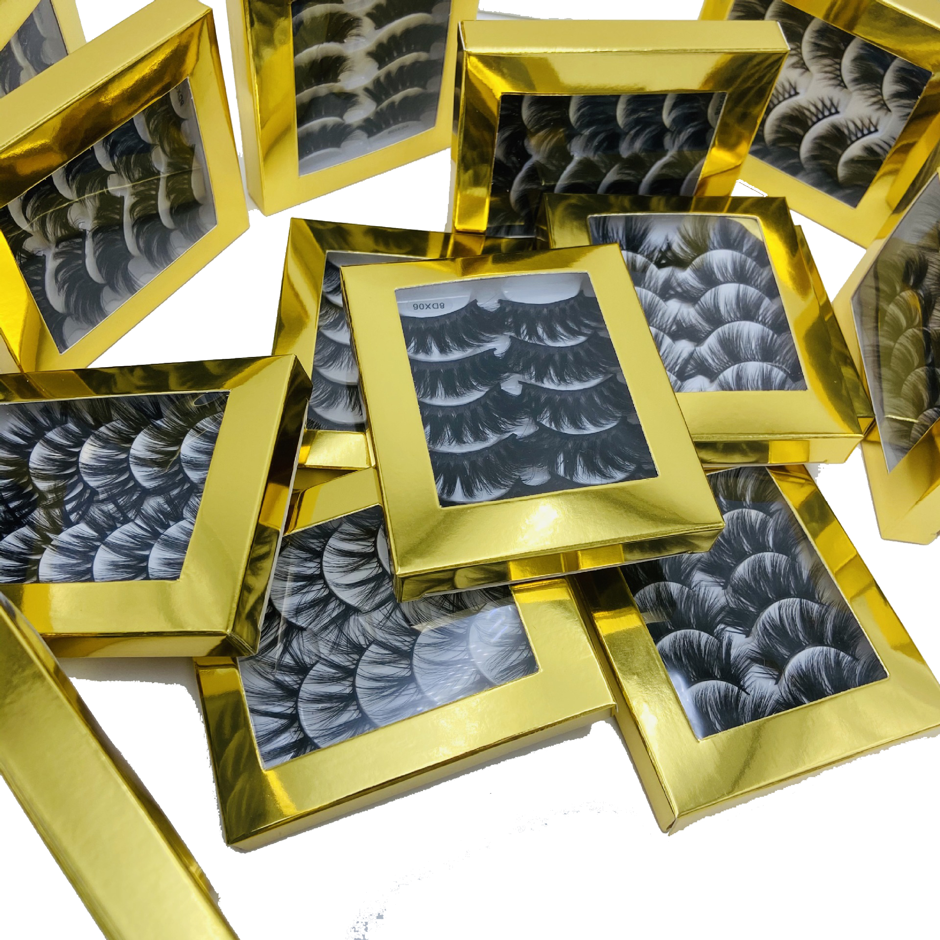 Eyelashes Vendor 5 Pairs 3d Faux Mink Lash Books With Custom Box Lashbook Hot sale products