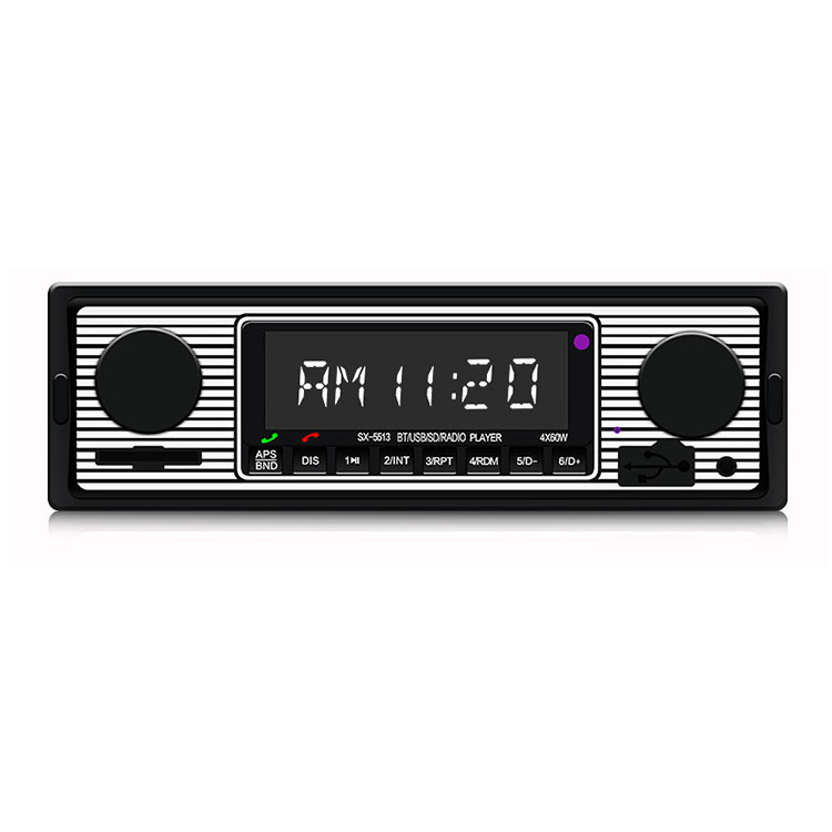 Bluetooth автомобильный стерео, автомобильный аудио fm-радио, Автомобильный MP3-плеер USB/SD/AUX Hands Free вызов с пультом дистанционного управления (черный)