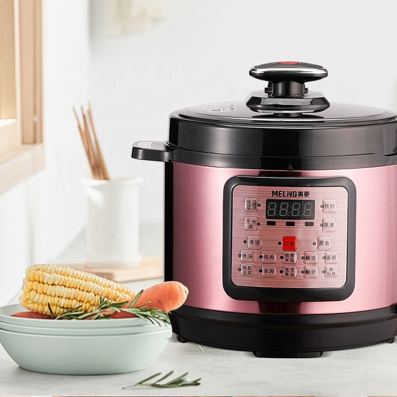 Stainless steel housing aluminum inner pot digital display multifunction pressure cooker