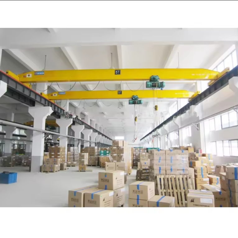 Support Crane Lifting Equipment Bridge Cranes 10 Ton Trolley 5 Ton Bridge Crane With Single Beam