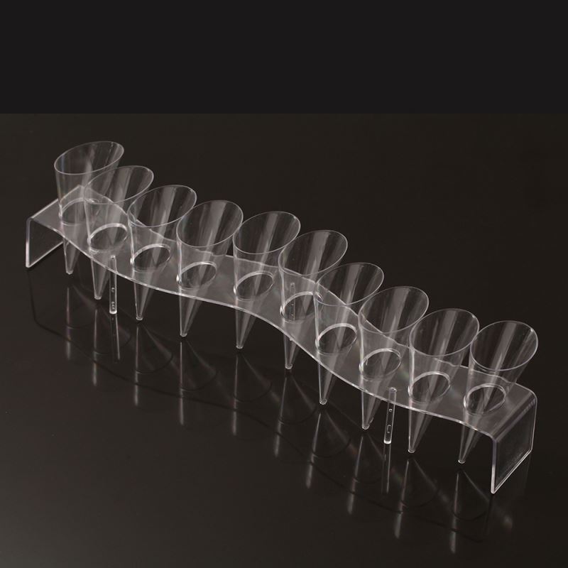 10Pcs Mini Clear Jelly Dessert Cups Plastic For Restaurant