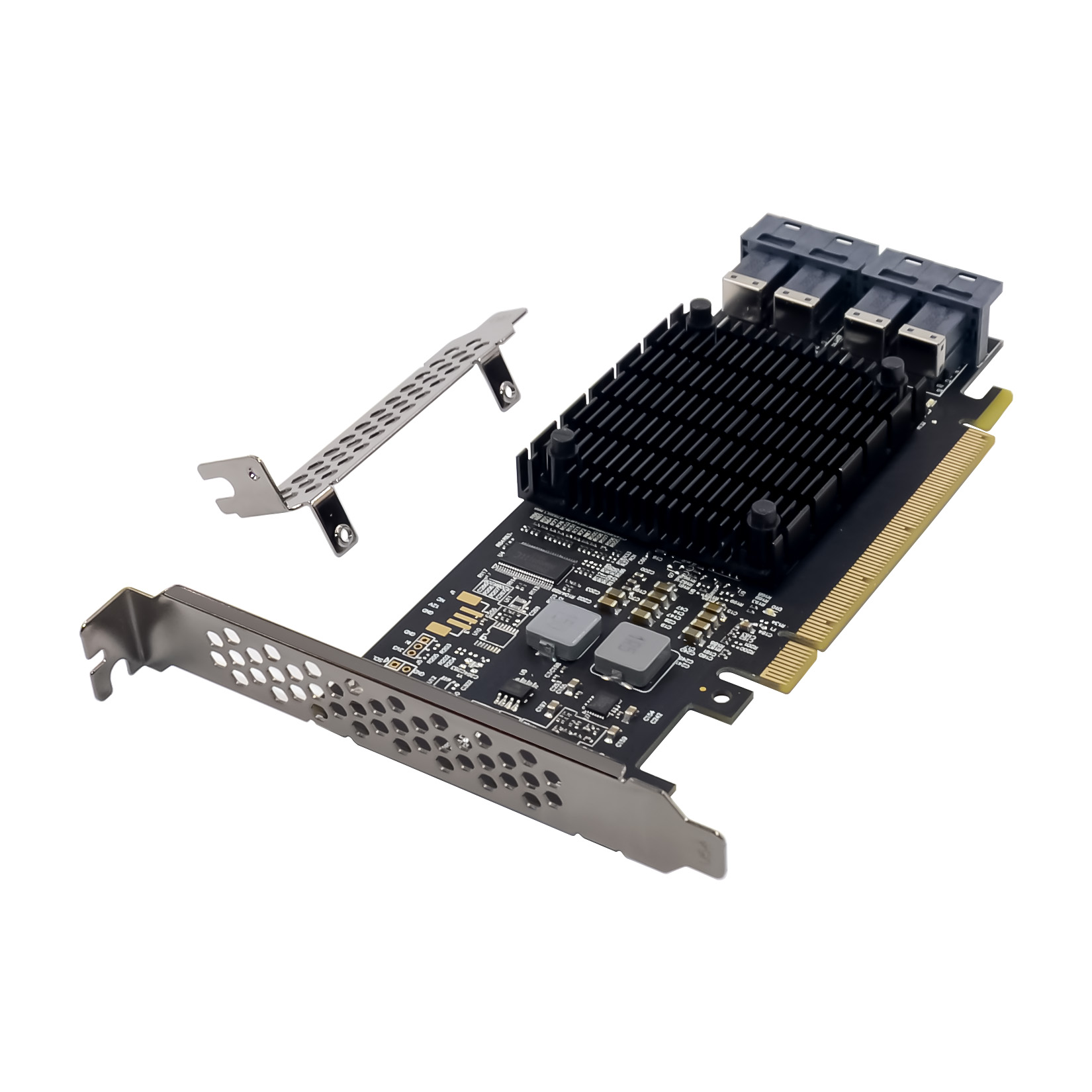 PCIe расширительное устройство PEX8747 8-портовый SFF8643 адаптер 32 ГБ/сек. PCIe NVMe SSD