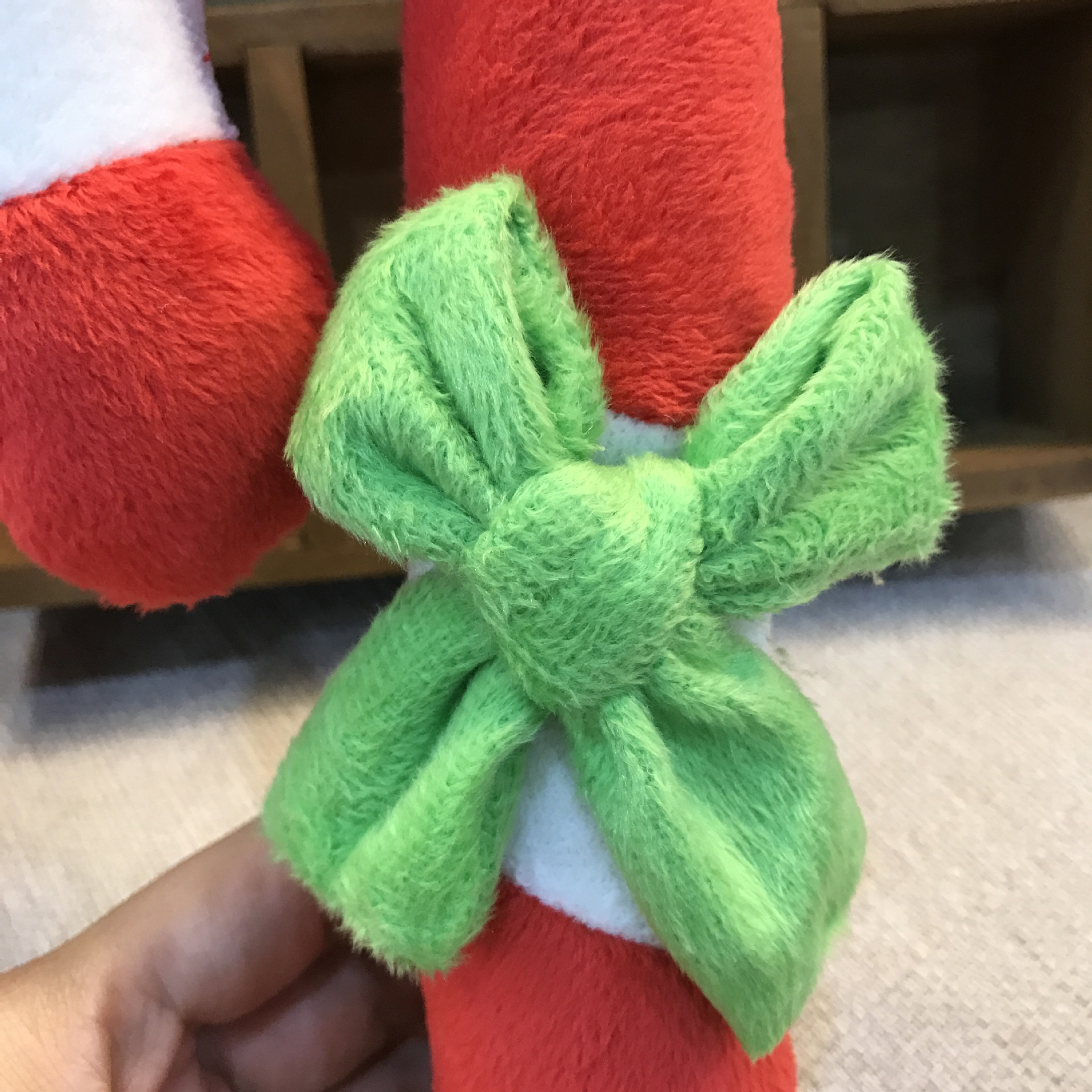 1 pc Christmas Candy Squeak Toy For Dog Puppy Plush Red Pet Sounding Holiday Party Animal French Bulldog Terrier Chihuahua