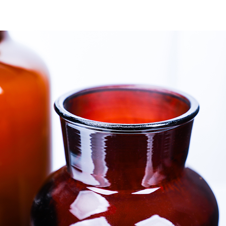 Best price high quality 250ml lab glass amber reagent bottle with narrow mouth