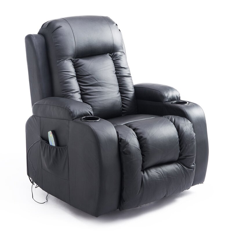 Hot Sales PU Leather Recliner Chair Swivel Glider Recliner WIth Massage