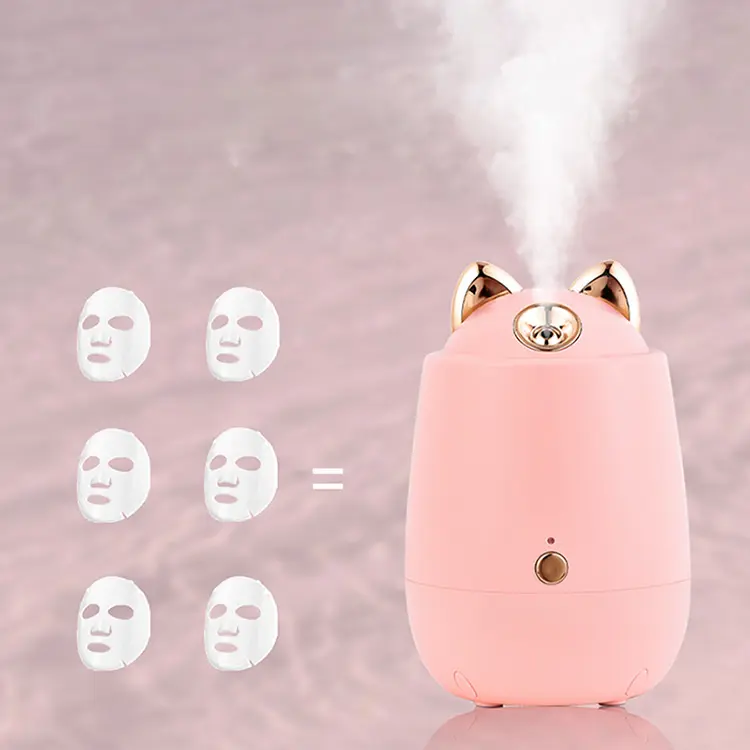 Wholesaler High Quality Professional Mist Face Cleansing Pores Mini Portable Electric Nano Ionic Hot Facial Steamer