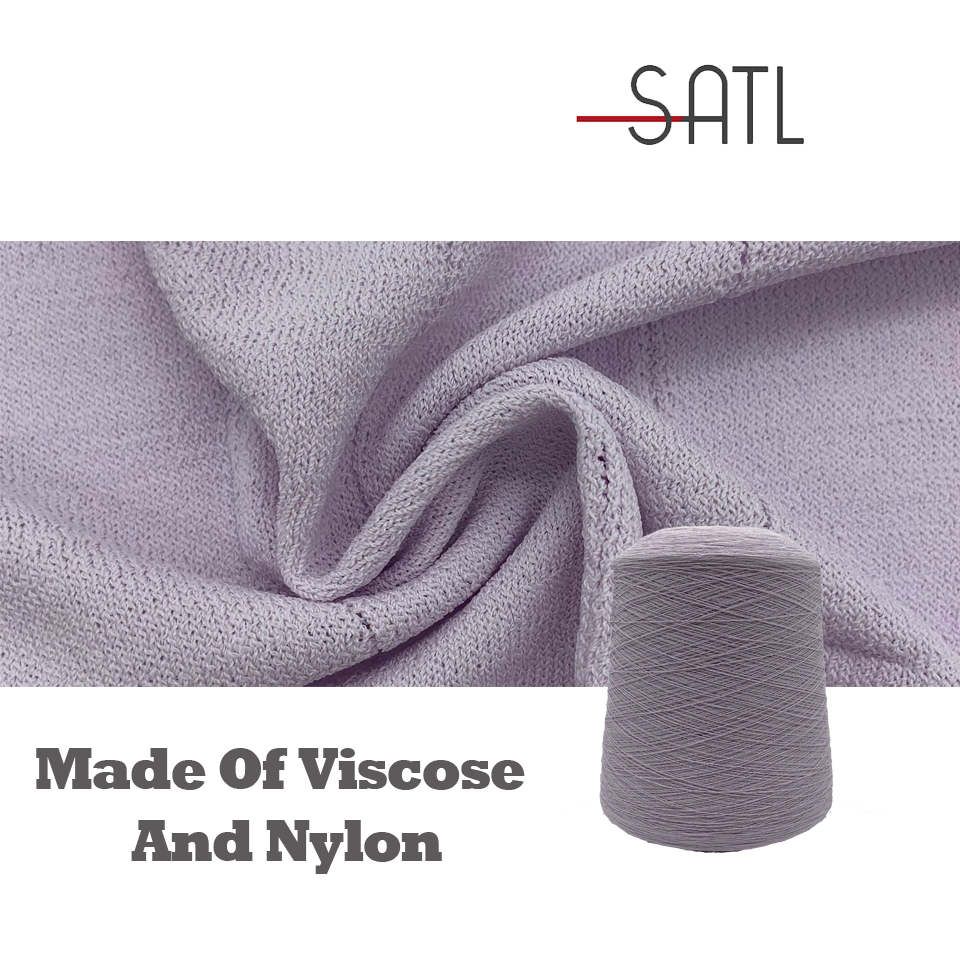 Wholesale 68%Viscose 32%Nylon Blended Dyed Functional Fancy Yarn 1/20nm