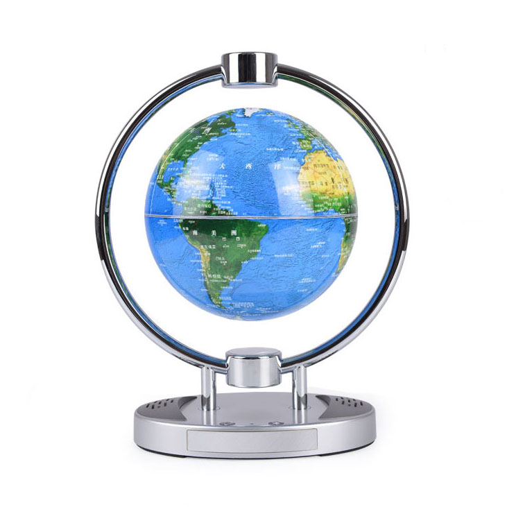 Christmas gifts  crafts  business gifts Speaker music world rotating  magnetic floating levitation globe