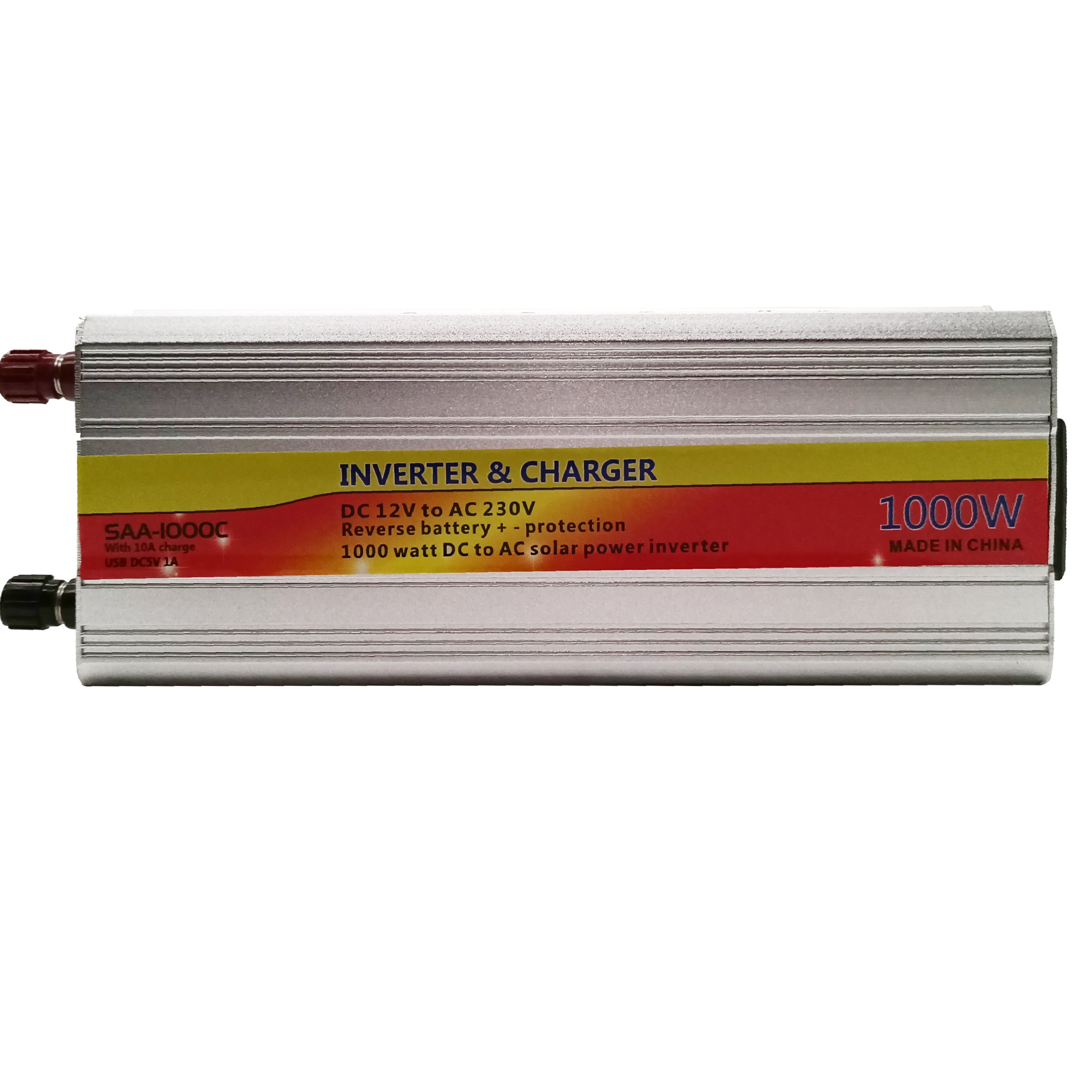 With Charging Inverter 12 v 220 v 1000W Converter Grid Tie Inverter Power Supply AC DC Converter SAA-1000C