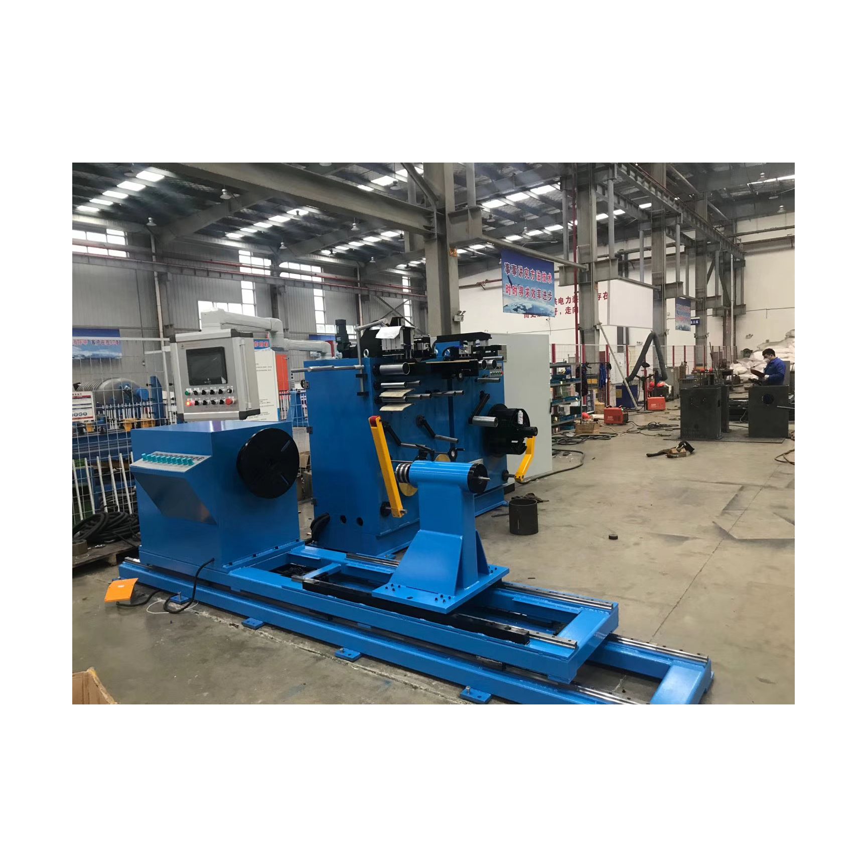 Easy to Operation Factory Direct Price Transformer High Voltage coil making Foil Winding Machine GYBRJ-1500