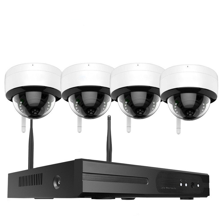 4 канальный беспроводной Wi-Fi NVR CCTV камера комплект P2P 1080P hd купольная IP камера видеонаблюдения