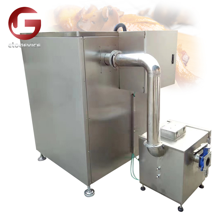 Stainless Steel Smoke Oven Commercial Smokehouse Gas Fish meat smoking machine