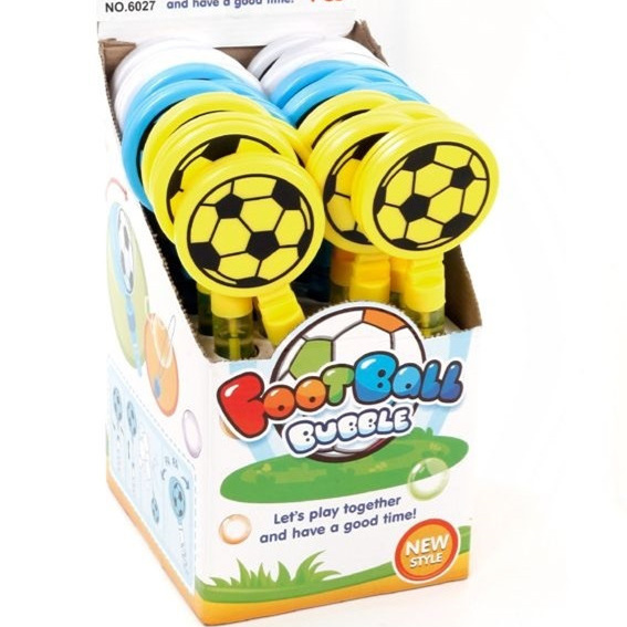 2021 new bubble toy factory direct sales football soap bubble for kid outdoor play
