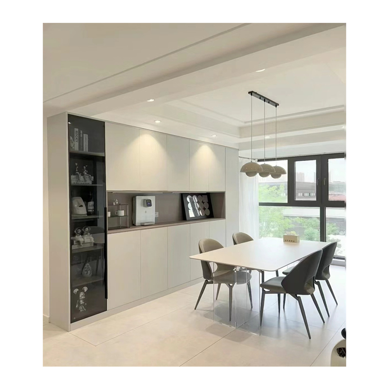 Utile Custom High-End Luxury Living Dining Room Display Furniture Cabinets Oak Stainless Steel Foldable Plywood Home Furniture