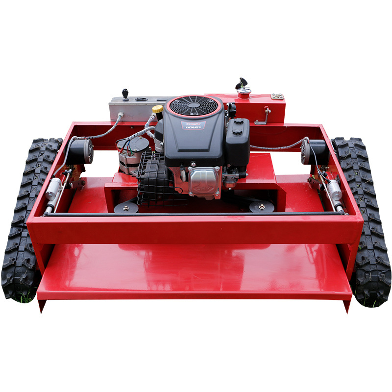 Hot Sale Crawler Mower Attachment Automatic Mowers Grass Cutting Tractor Tracked Remote Control Garden Lawn Mower
