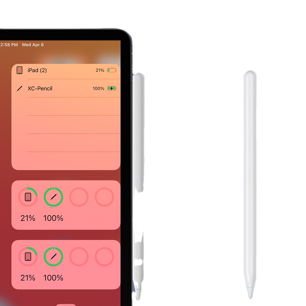 Для Apple iPad Pencil Магнитная Зарядка от Apple Pencil 1 : 1 с датчиком давления отклонение ладони и Беспроводная зарядка