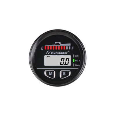 Runleader LED индикатором уровня заряда аккумулятора и цифровой обслуживание счетчика для газонокосилка, мотоцикл, трактор, цепная пила, клубный гольфмобиль