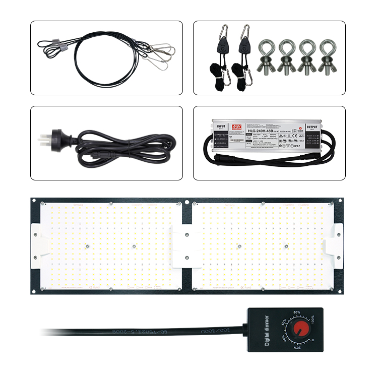 Король Brite без налогов в наличии на складе в США RUS IP65 водонепроницаемый Kingbright 240W samsung lm301h + Epistar 660nm УФ ir led grow light