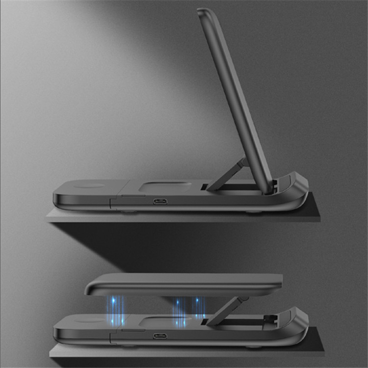 15W 3 In 1 One Portable Powerbank Safe Station Ce Rohs Smart Watch Fast Charging Wireless Quick Charger