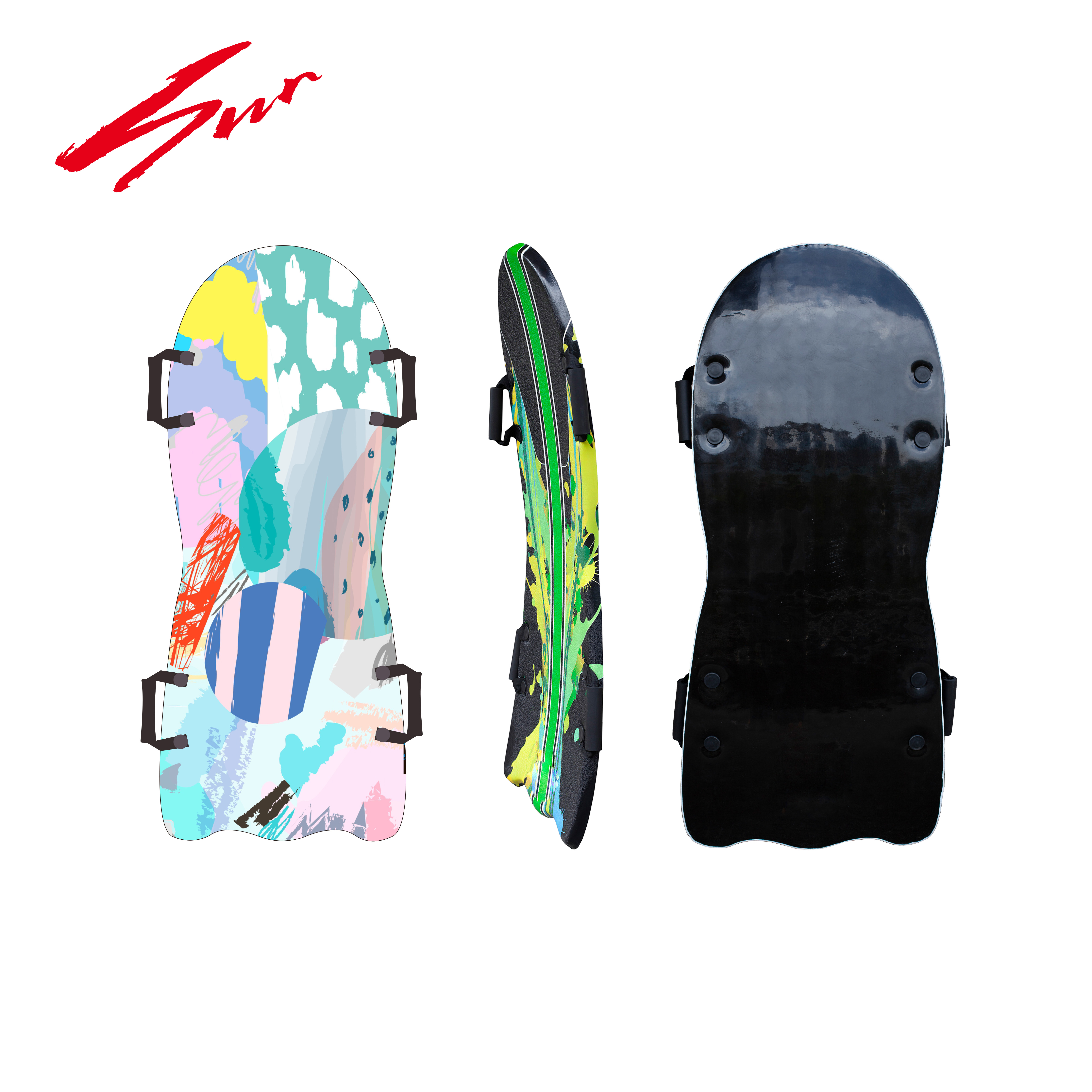 Snow Sled Ski Foam Racing Sled Child Size 4-12 Excellent As New