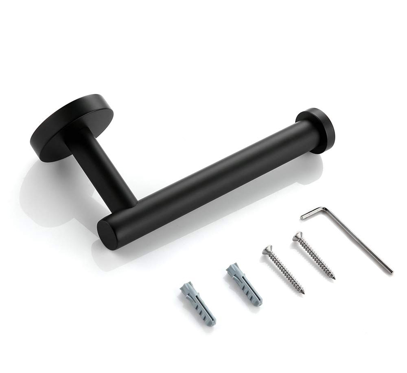 New style SUS304 stainless steel toilet paper holder with original color (Y96 black)