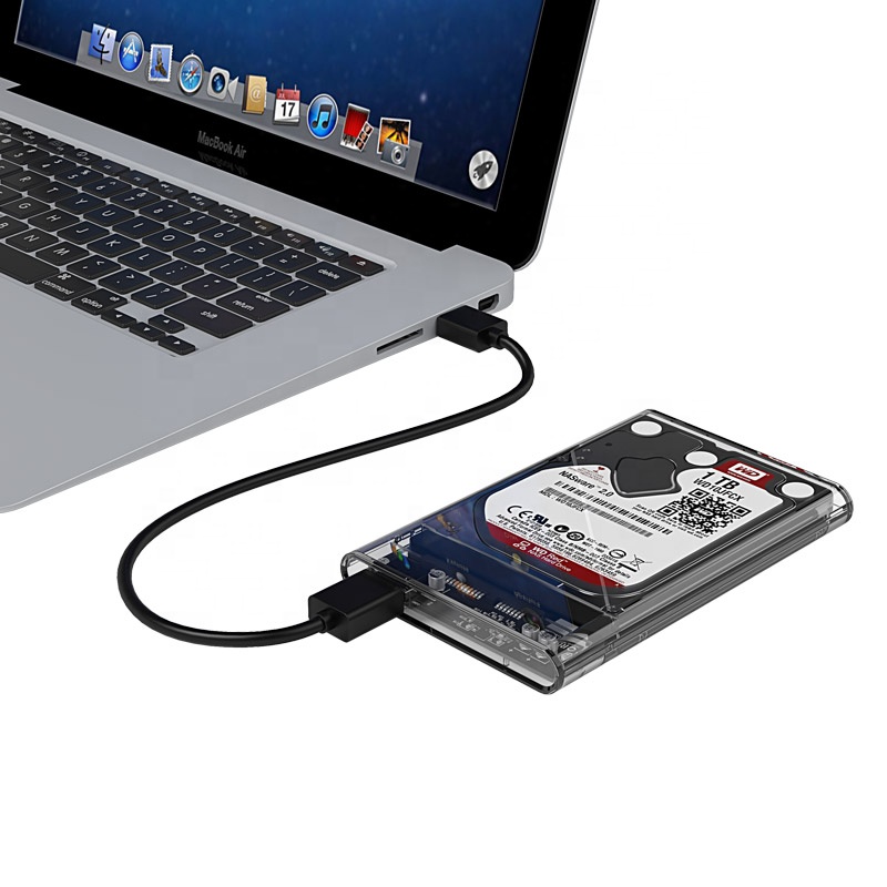 Хит продаж, прозрачный корпус ORICO для жесткого диска с интерфейсом USB Type-C 2,5 дюйма