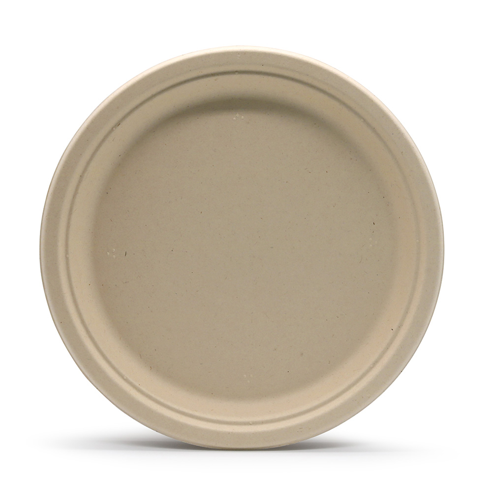 Eco Friendly Biodegradable Compostable Disposable Bagasse Plate 6 inch7 inch9 inch10 inch
