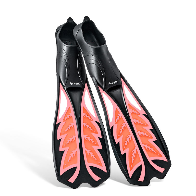 2021 Soft Training spearfishing aqua lungs TPR PP Material Scuba Diving Fins Floating Snorkel Swimming Freedive Fins