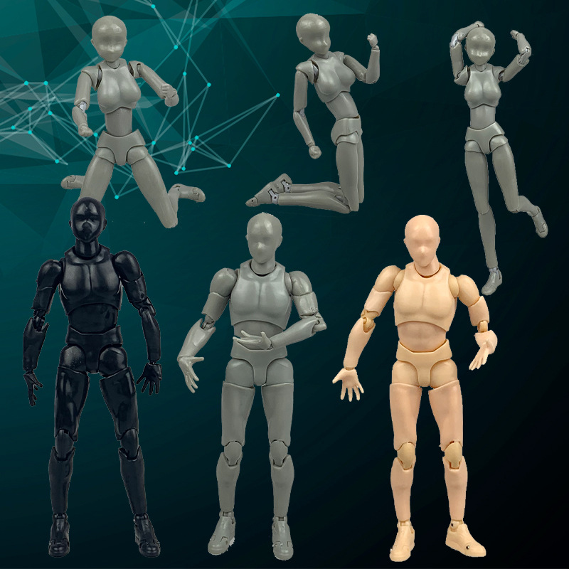 SHF мужское и женское тело модель игрушки комиксы периферийные устройства инструменты для рисования игрушка фигурка мультфильм фигурка