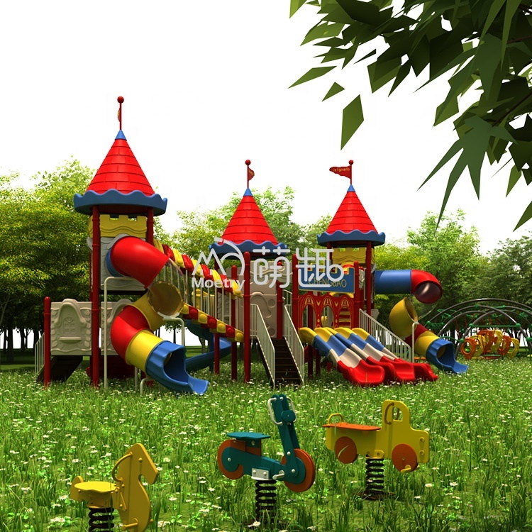 Moetry Kids Park Playground Design Big Outdoor Play Ground Equipment Amusement Play Structure
