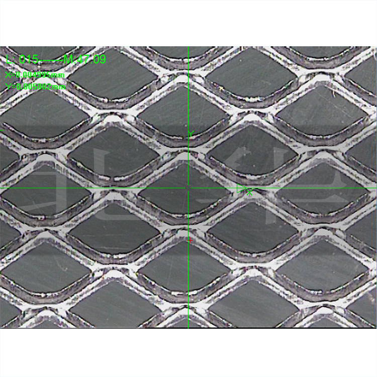 Small hole diamond shaped titanium precision expanded metal mesh/foil/grid for battery
