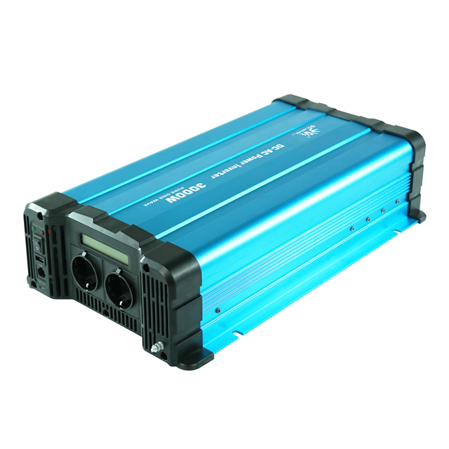 3000W 12V 24V Инвертор постоянного тока в переменный 100-120V/220-240V Чистая Синусоидальная волна солнечной мощности инвертор с пультом дистанционного управления