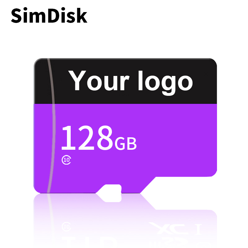 SimDisk Original SD Card 8GB 16GB 64GB 256GB 512GB Class10 U3 Speed Memory Card 32GB Sd TF Card 128GB