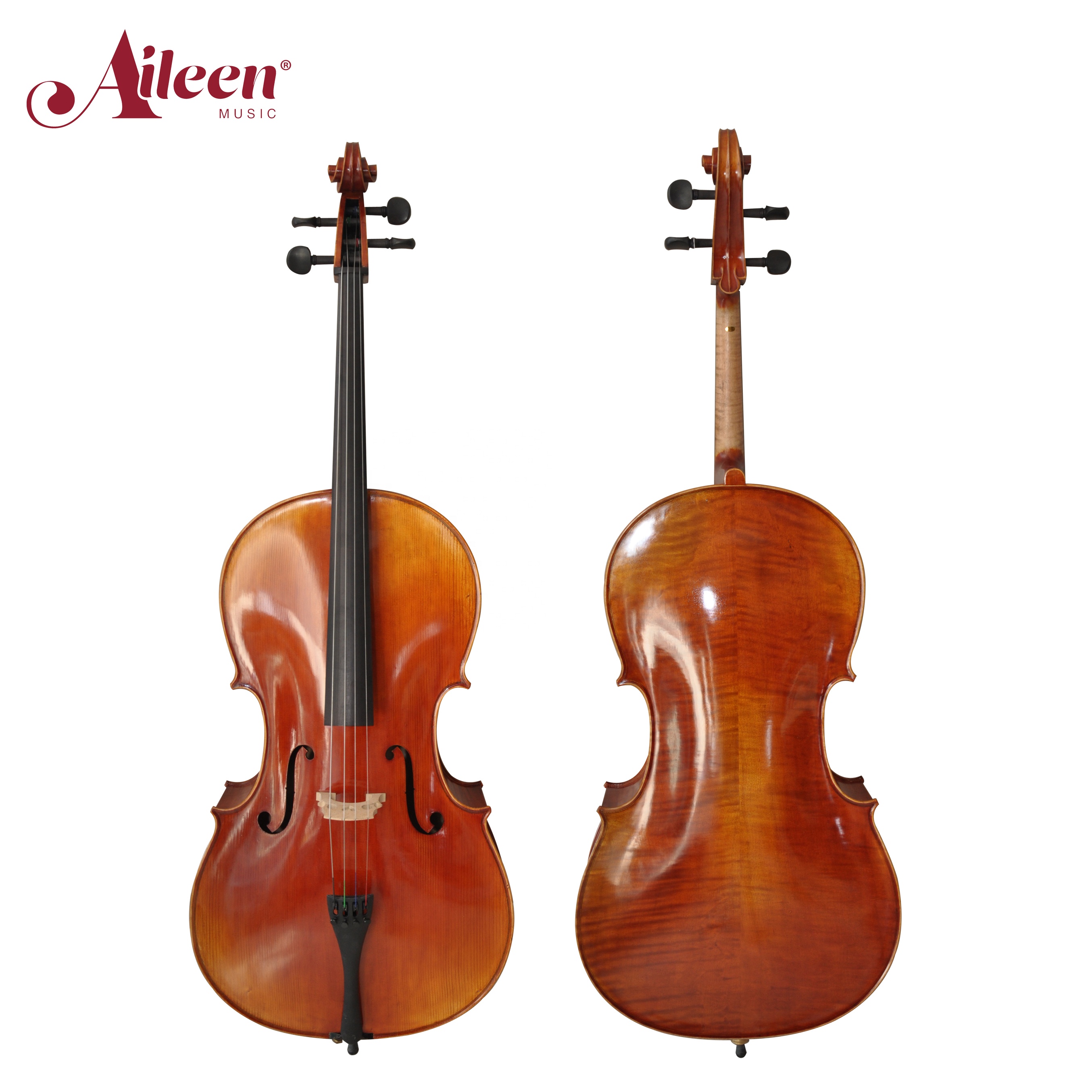AileenMusic твердая ель Топ эбеновые части luthier ручной работы усовершенствованная Виолончель (CH200Y)