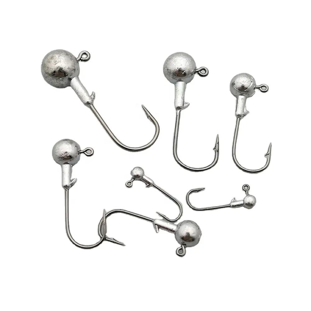 All series cheap price lead jig heads for fishing