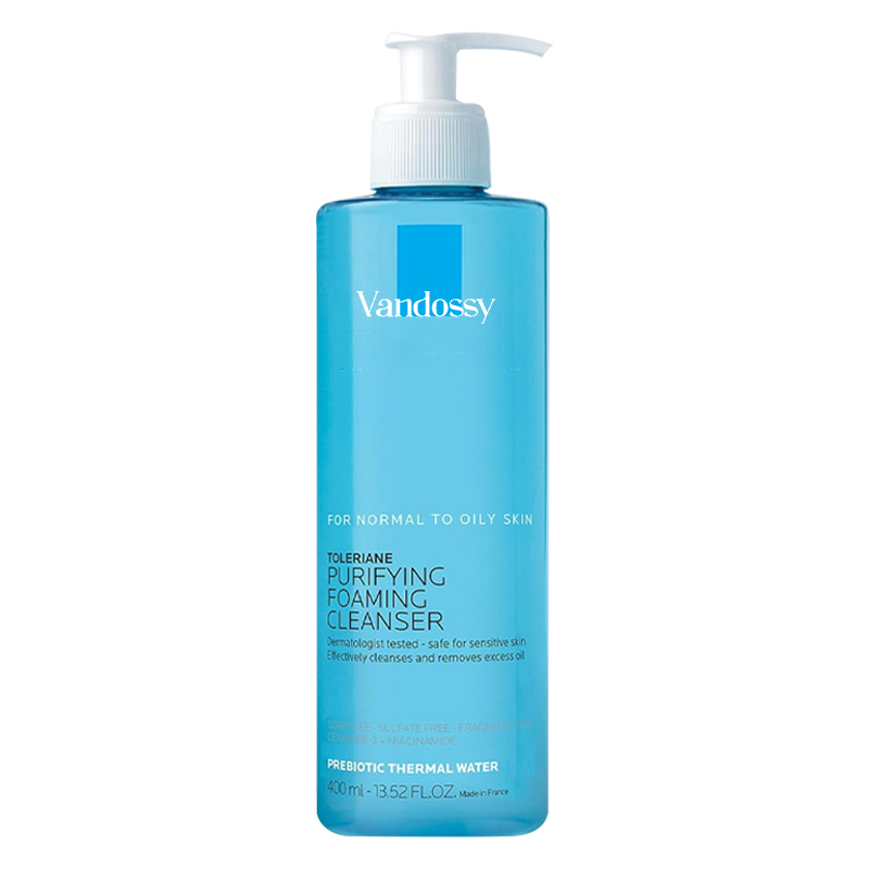 Private Label Foaming Facial Cleanser Oil Free Face Wash for Oily Skin Sensitive Skin with Niacinamide Pore Cleanser Unscented