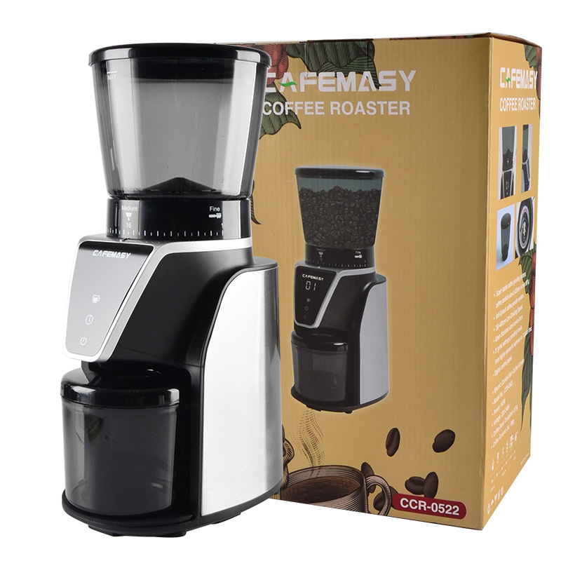 Electric Coffee Roasters Household Coffee Grinder Quantitative Pour Over Espresso Coffee Italian Fully Automatic Grinding Miller
